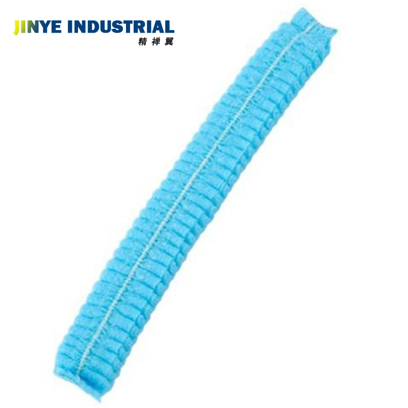 Round Elastic Strap PP Non Woven Shower Hair Packaging Double Elastic Cap