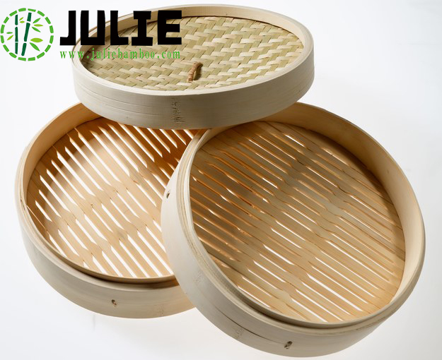 Food Grade High Quality Natural Bamboo Steamers for Food