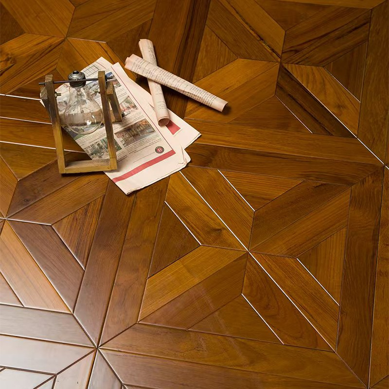 Инженерная паркетная доска из бирманского тика 15мм