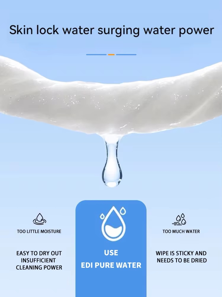 Disposable Non-Woven Fabric Wipes Sensitive Face Cleaning Baby Wipes Supplier Tissue