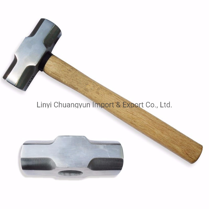 Double Face Wood Handle Stone Sledge Hammer