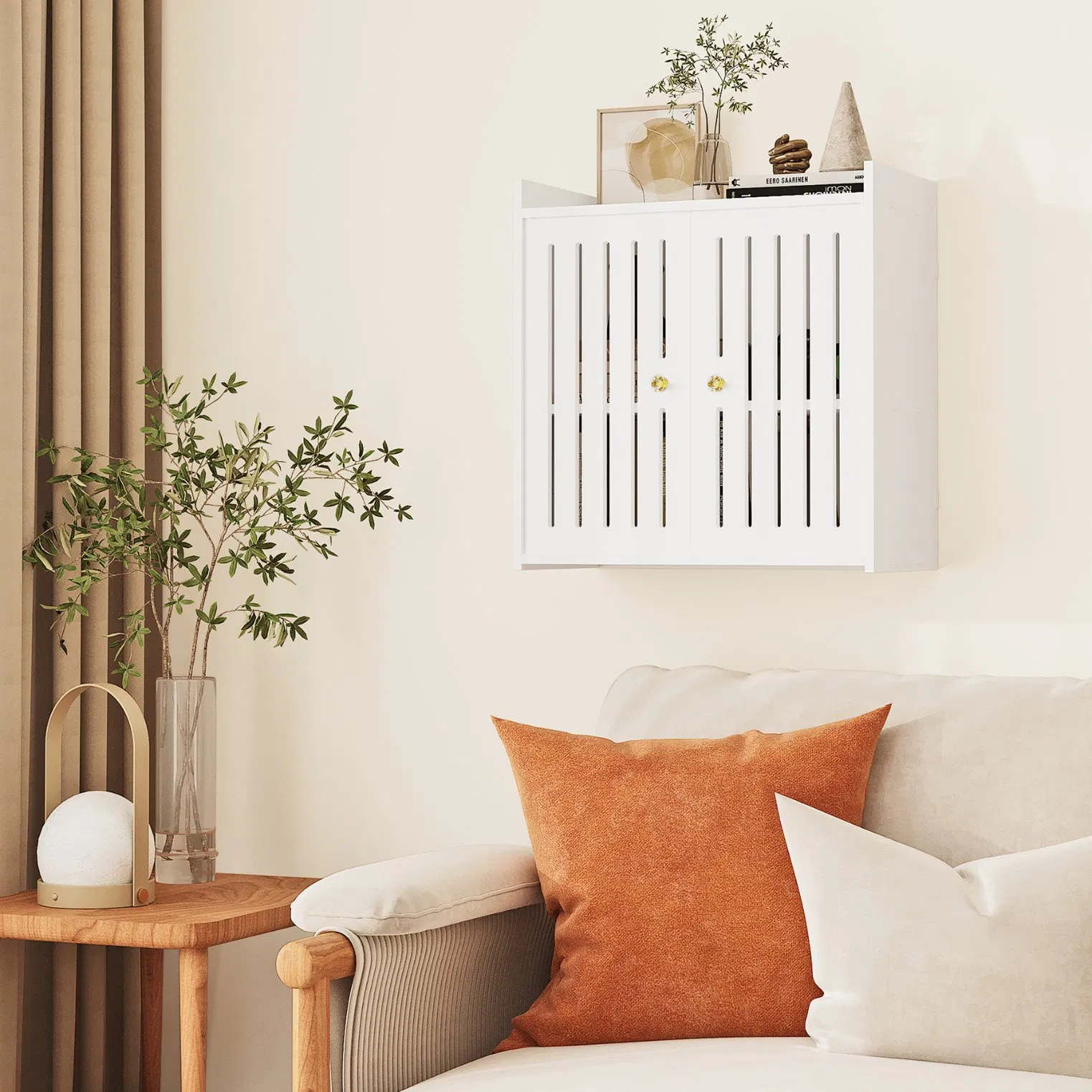 Large Capacity High Quality Waterproof and Durable PVC Small Bathroom Cabinet