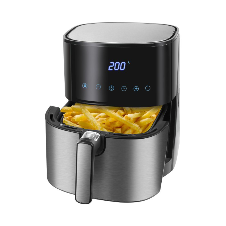 Factory Air Fryer Hot Sale 5.5L 1700W Cooking Fry Chicken Potatoes and Fish Oil-Free Air Fryer with Digital Screen