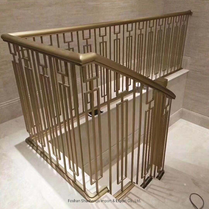 Villa Staircase Railing Customized Stainless Steel Stair Railing