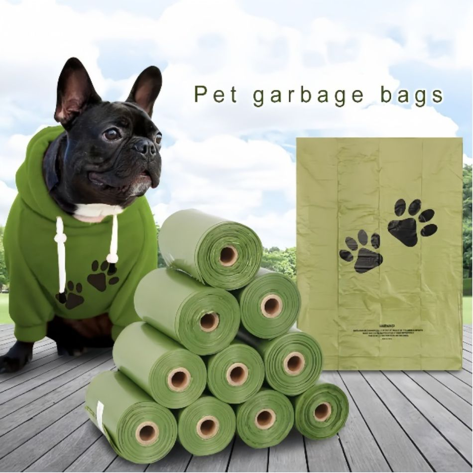 100% Biodegradable Pet Poop Bags, Thickened Waste Bags for Dog Feces