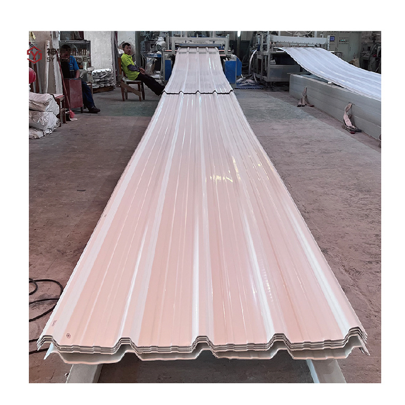 Corrugated PVC Roof Panel in White ASA UPVC Roofing Sheet Laminas PARA Techo UPVC Roof Panels