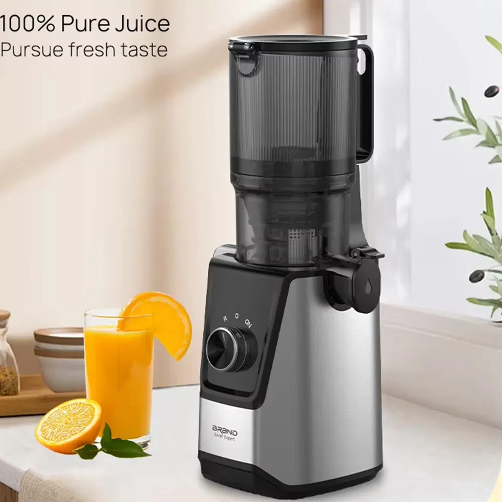 Sj-047 Newest Design Easy to Clean Big Mouth Cold Press Slow Juicer Fresh Juice Extractor Original Juicer
