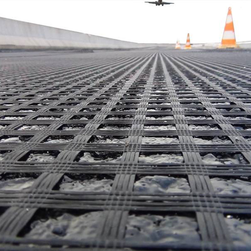 High Strength Pet Biaxial Welding Plastic Geogrid for Roadbed Reinforcement Earthwork Products
