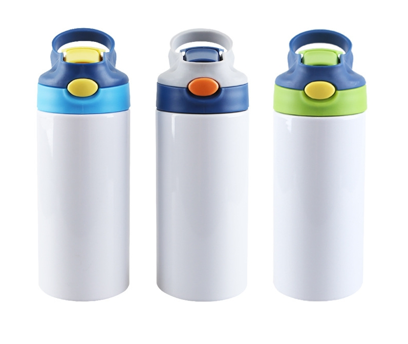 New Portable Stainless Steel Sports Insulated Water Bottle with Handle and Straw