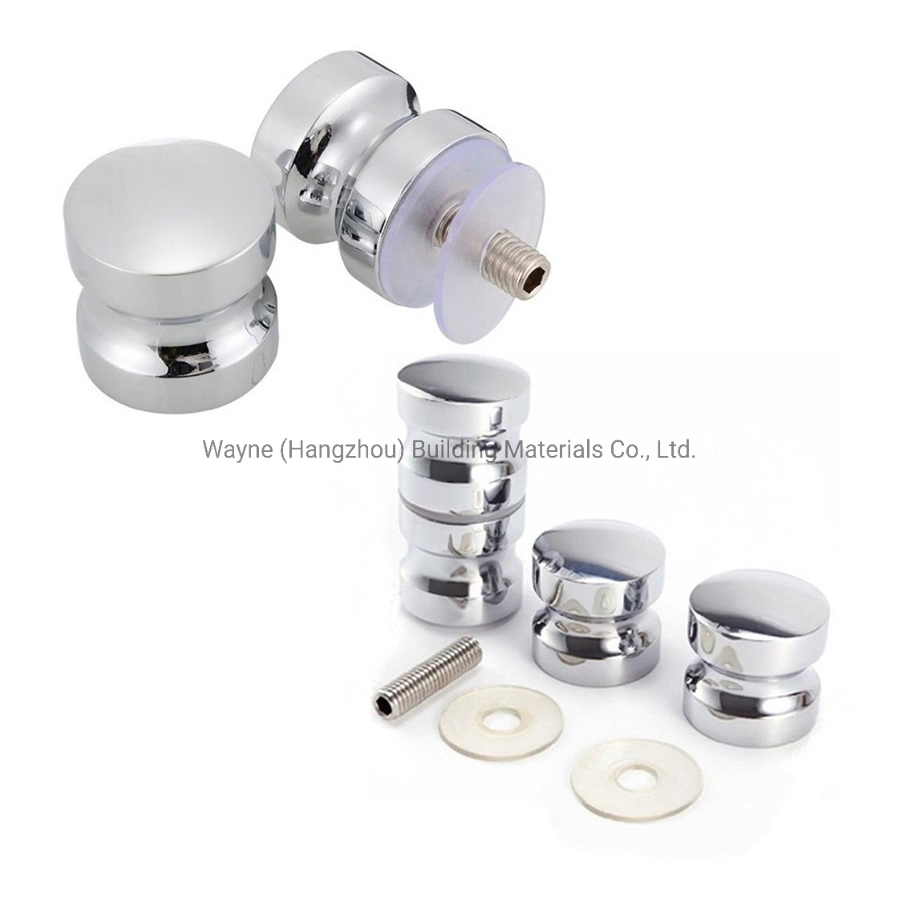 Double Sided Glass Shower Door Handle & Shower Glass Door Handle Pull Knob Back-to-Back Sliding Door Handle Shower Knob Handle Vsh2124