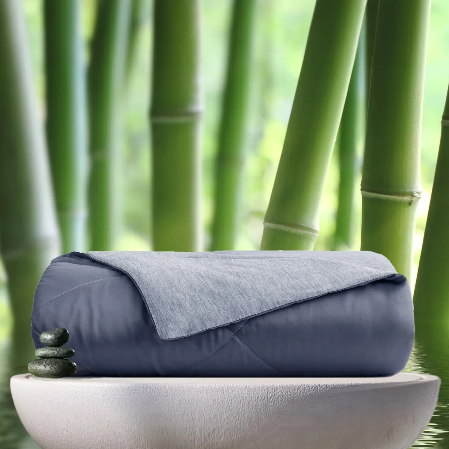 Luxurious Lightweight Summer Cooling Comforter with Viscose Derived From Bamboo