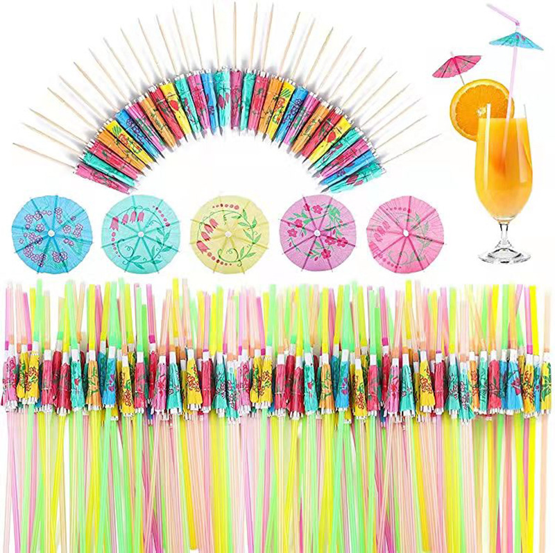 Cocktail Drink Umbrella Picks Umbrella Drink Straws