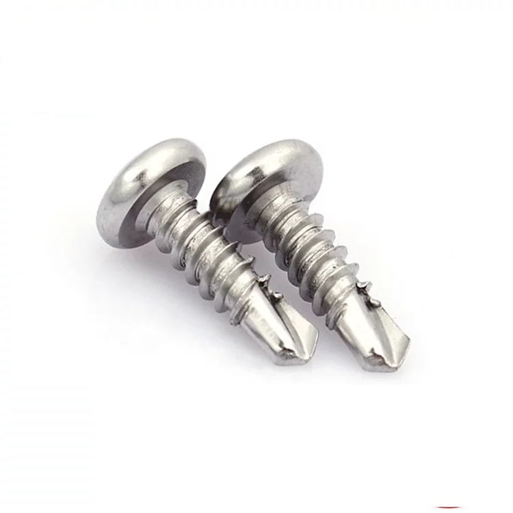 Stainless Cross Recessed Wafer Head Sheet Metal Drywall Screw Self Drilling 4.2 mm for Metal