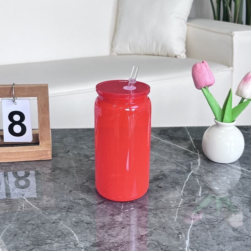 Детский пластиковый стакан с крышкой и трубочкой 16oz
