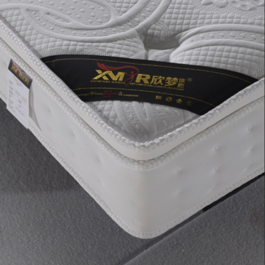 Bedding Sleep-Aiding Simple Mattress Home Furniture Spandex Knitted Elasticity Sponge Natural Latex Pocketed Spring Mattress