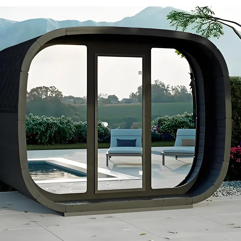 Уличная кубическая сауна для компании до 8 человек