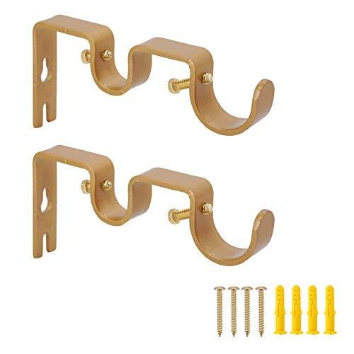 Direct Selling Curtain Brackets From Ceiling Art Decorative Triple Curtain Rod Bracket