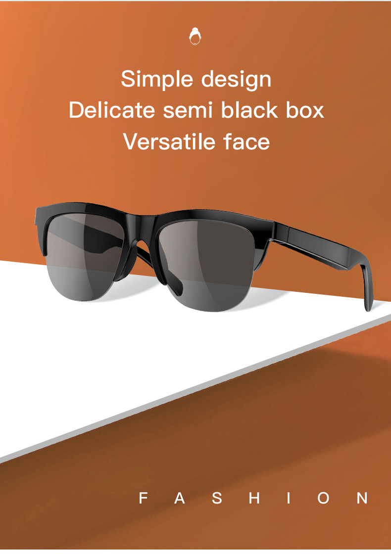 New Hot Selling Wireless Bluetooth Smart Glasses Anti-Ultraviolet Sunglasses Fashion Glasses Can Answer Phone Call