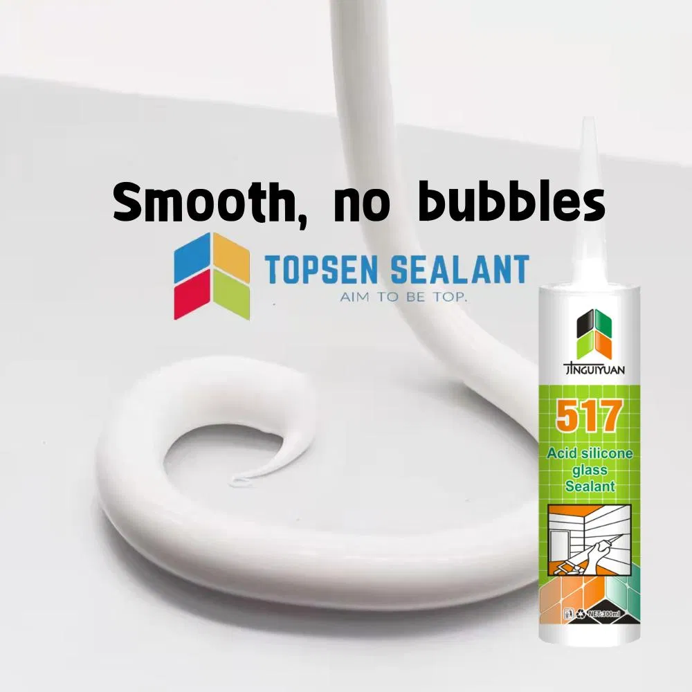 Free Samples White Clear Black Construction Use Gp Silicone Sealant Adhesive