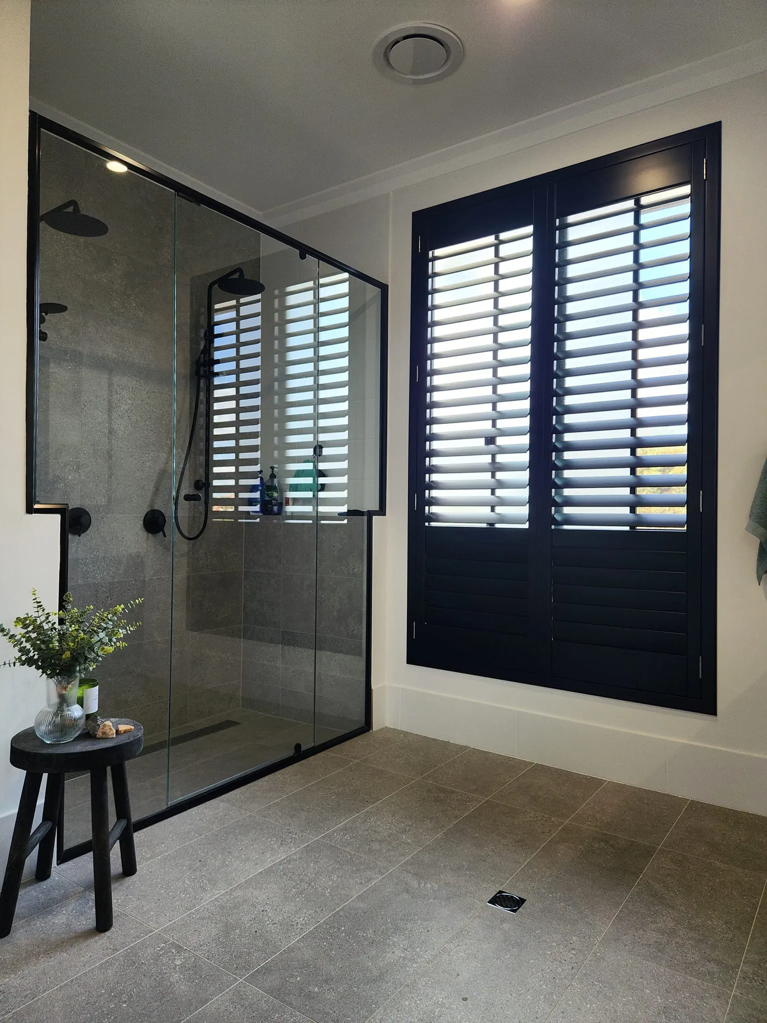 Black Window Shutters Are a Stylish and Modern