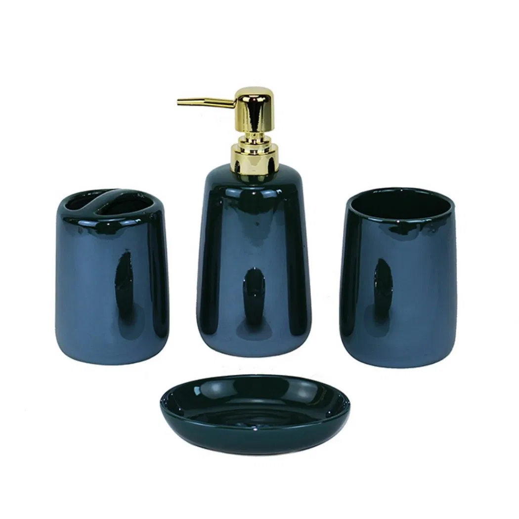 Modern Hot Sale White Ceramic Material for Bathroom Set 3PCS