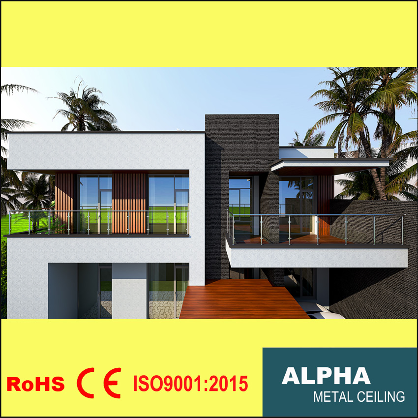 Modern Design with High Quality Stainless Steel Hardware Glass Railing