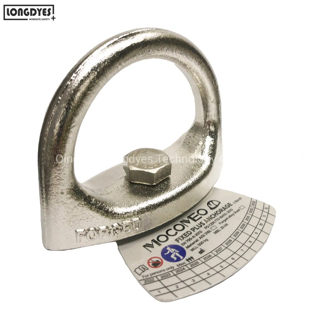 Personal Fall Arrest System Steel Forged Civil Construction Anchorage