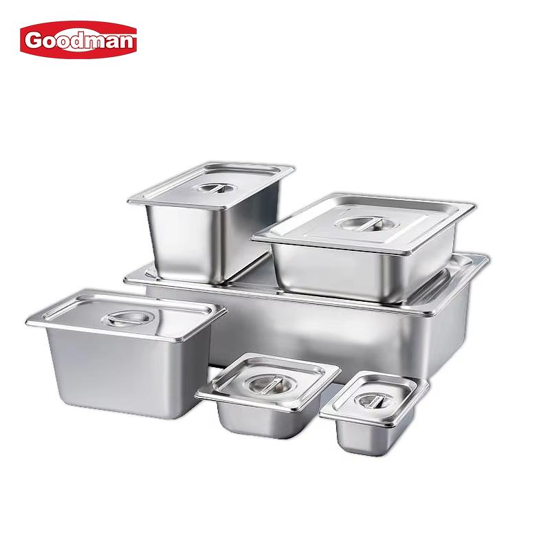 Restaurant Equipment 1/2 Size Gn Pan Stainless Steel Food Pan Gastronorm Container