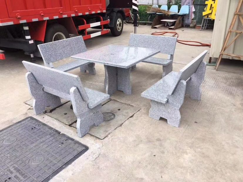 Cheap Park and Garden Stone Chair and Desk