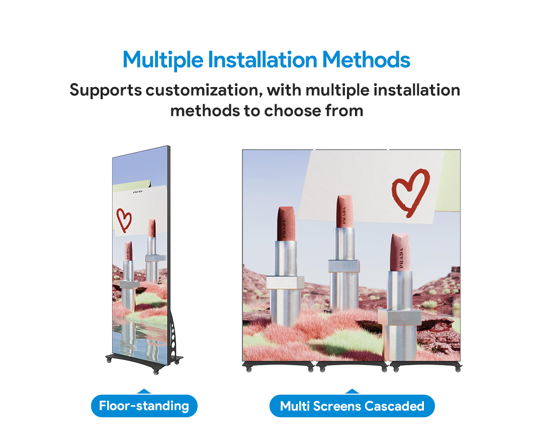 P 1.25-P 2.5 LED Screen Poster Display for Shopping Mall