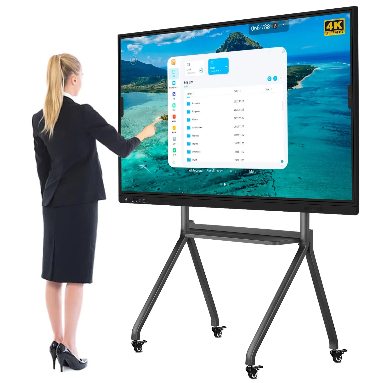 High Quality New 55inch~98inch 4K Smart Board Interactive Flat Panel Touch Screen