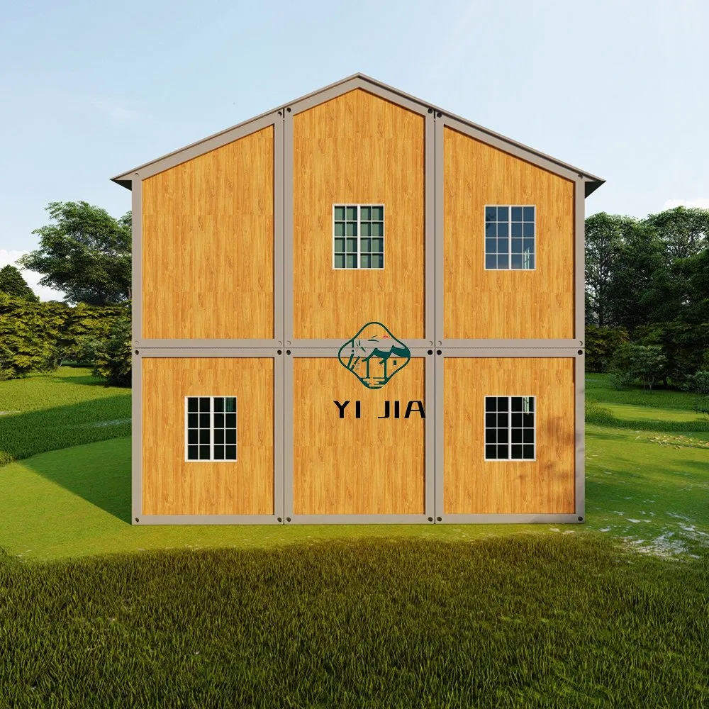 High Quality Transportable Houses Easy Assemble Steel Prefabricated House Tiny Glass Container House Modular Container Prefab House