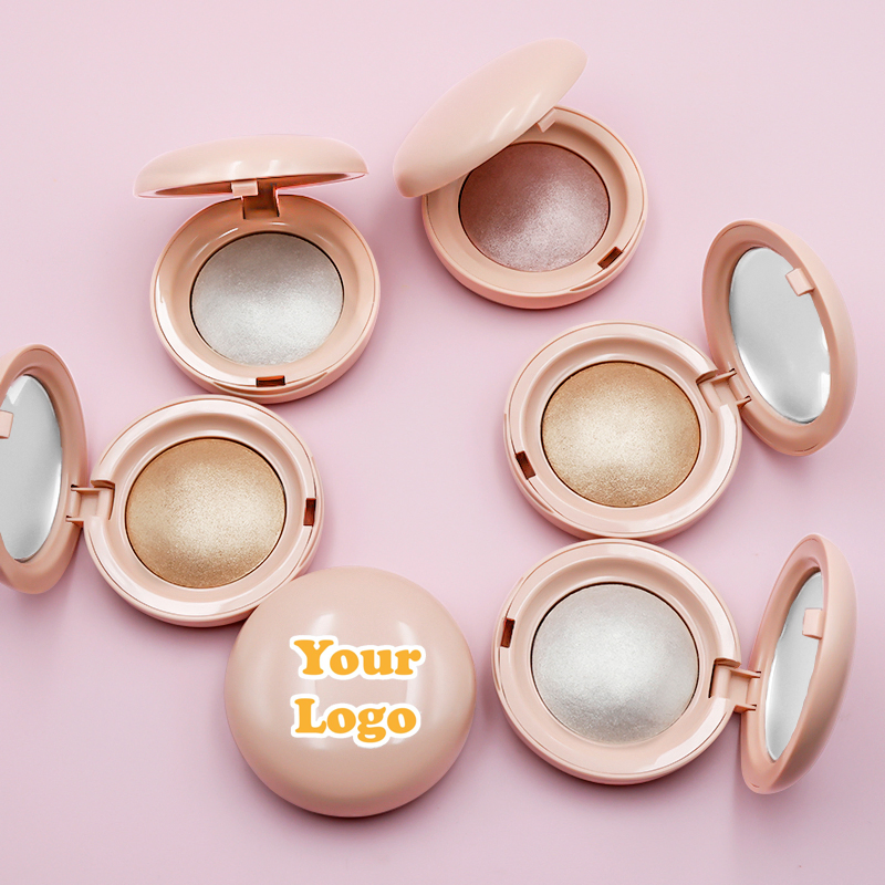 Hot Selling Beauty Highlighter Glow Makeup Custom Highlighter Powder Makeup Custom Pigmented Highlighter Makeup Palette