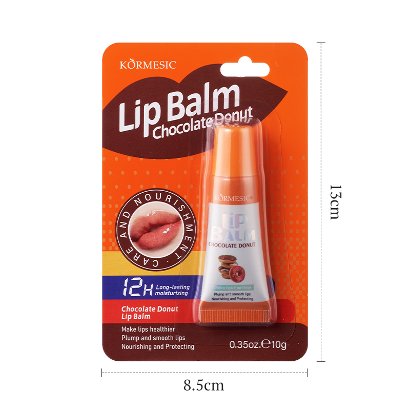 Factory Price Chocolate Donut Moisture Soften Brighten Nourish Lip Balm