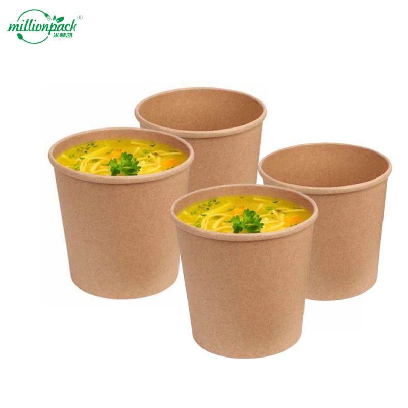 Economical Disposable Paper Soup Cup for Cost Effective Disposable Service