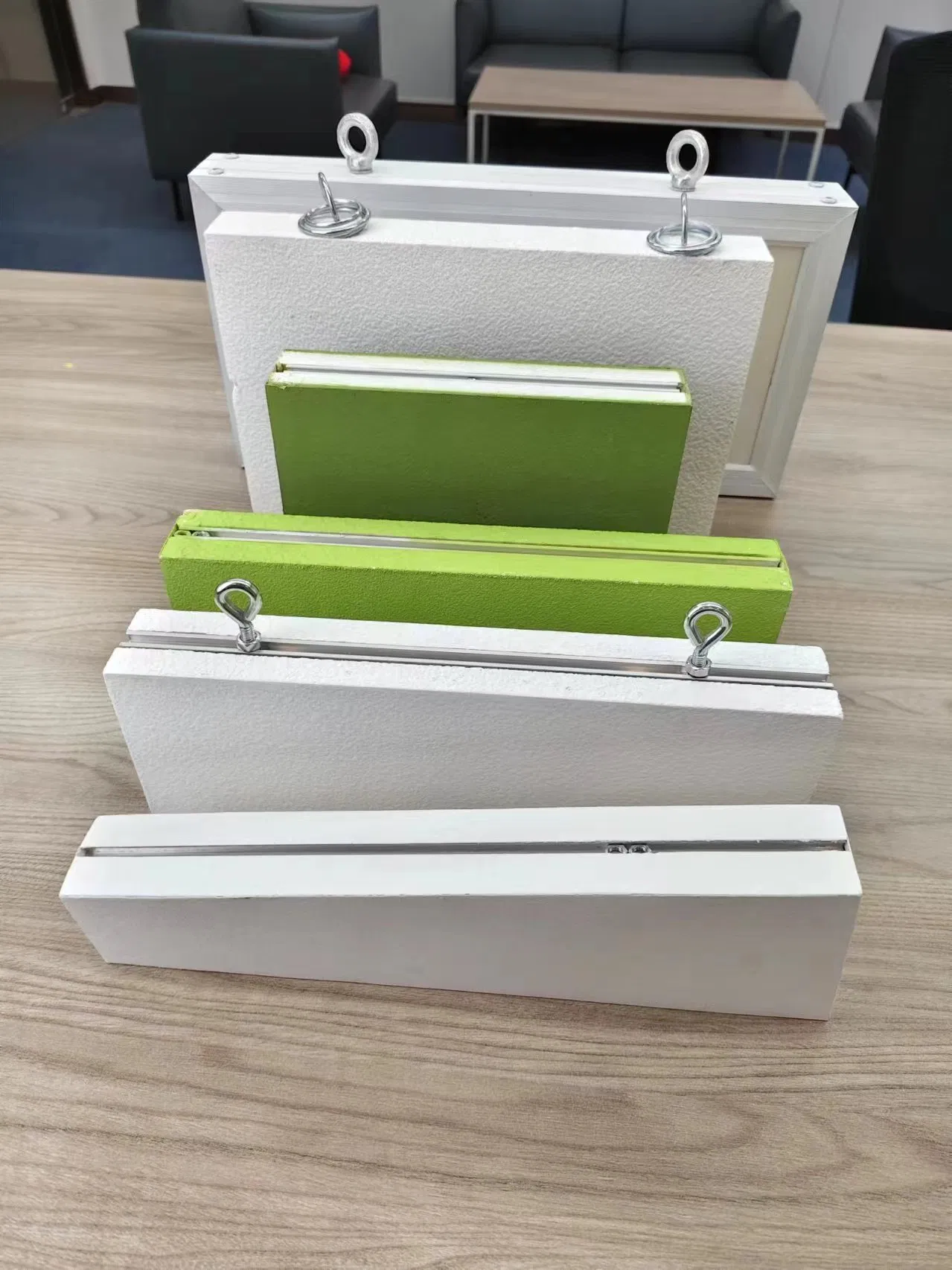 China Factory Non-Combustible Sound Absorbing Material Fiberglass Acoustic Insulation Baffles Ceiling Board