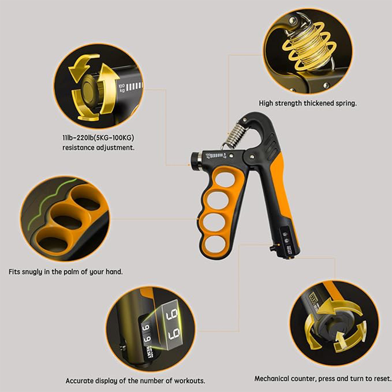 Эспандер кистевой регулируемый 5-100 кг с возможностью нанесения логотипа