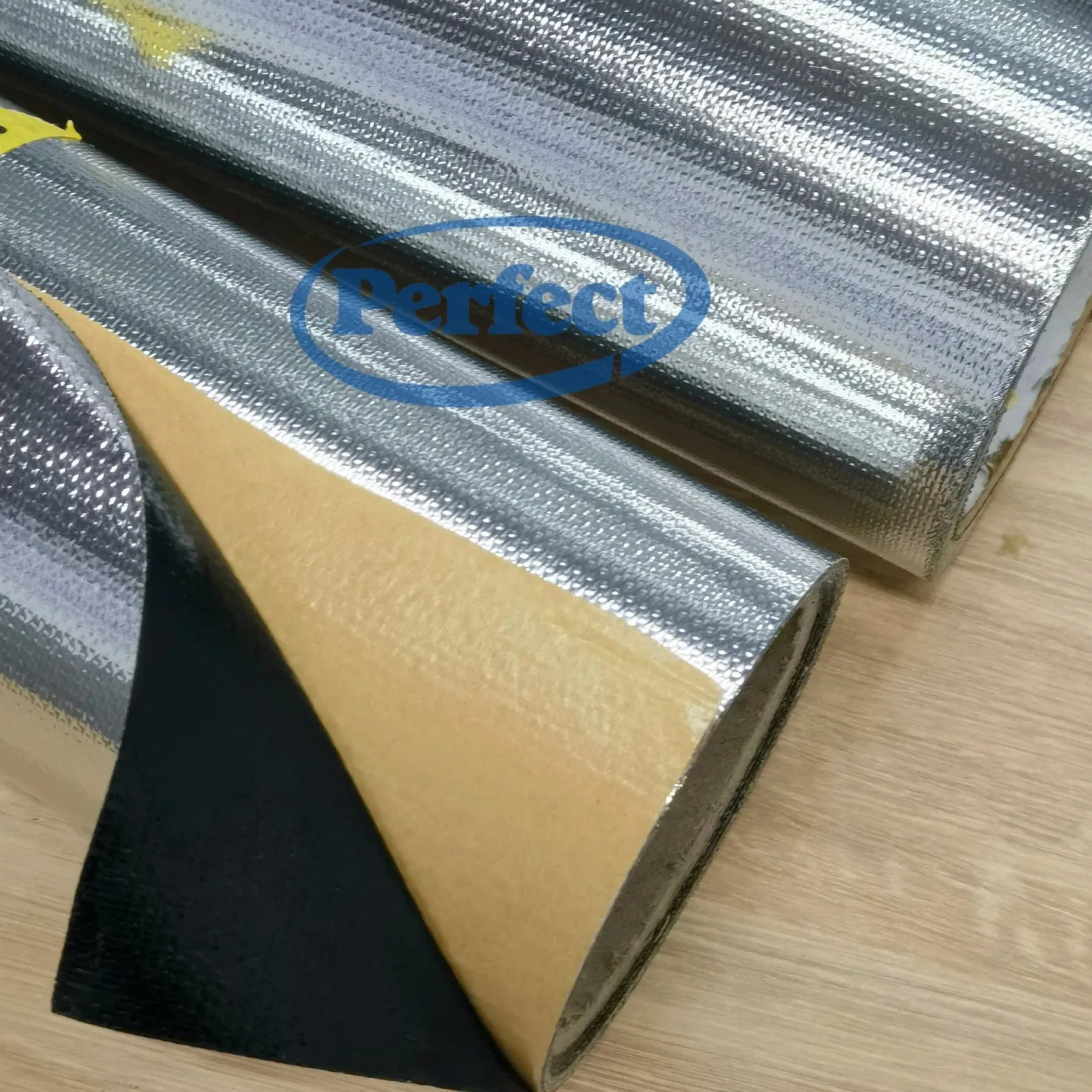 Adhesive Surface of Stoves Aluminum Foil Fiberglass Fabric