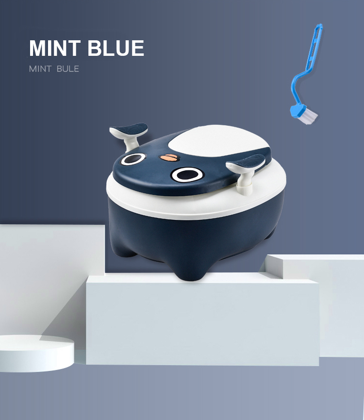 Funny Style Plastic Baby Potty Training Seat with Handles