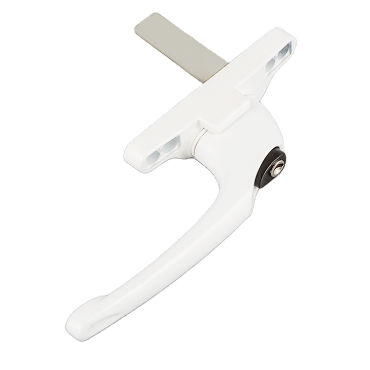 White Powder Coating Zinc Aluminium Alloy Casement Window Handle