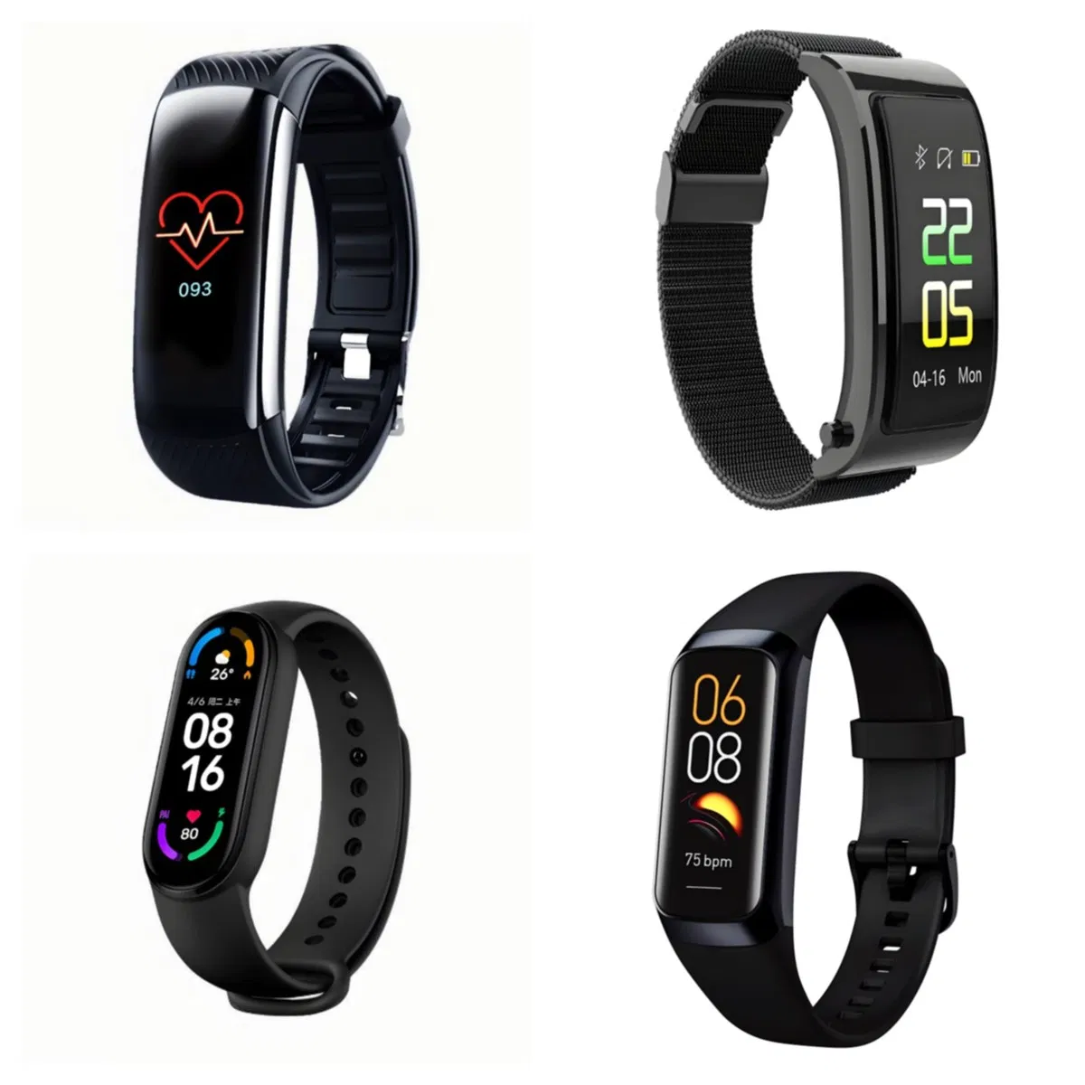 Sleep Monitor Heart Rate Monitor Smart Watches IP67 Fitness Tracker Smart Bracelet