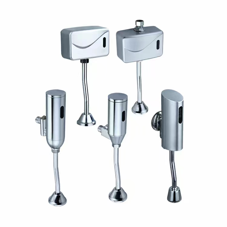 Wall Mounted Self Closing Urinal Flusher Intelligent Toilet Flush Valve Auto Sensor Flush Valves