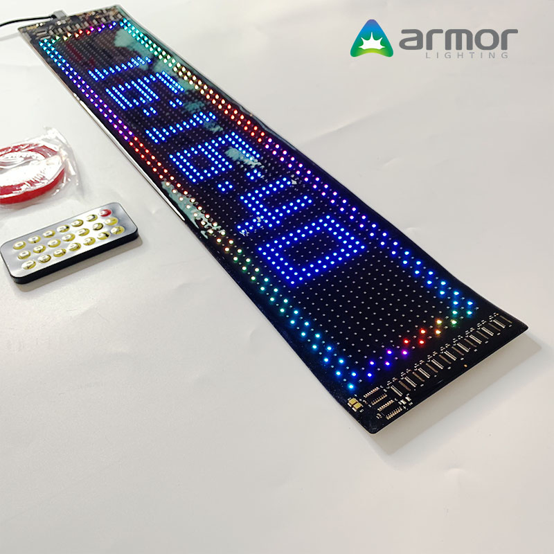 DIY RGB LED Matrix Panel for Store Advertising