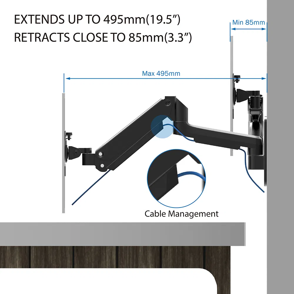Кронштейн для монитора настольный Single Monitor Arm