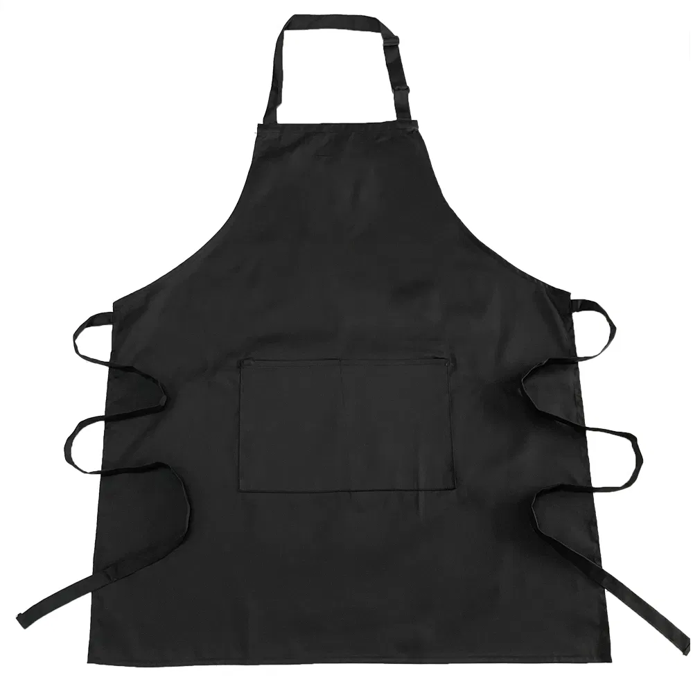 Quality Modern Black Waterproof Adult Chef Home BBQ Food Cooking Kitchen Apron