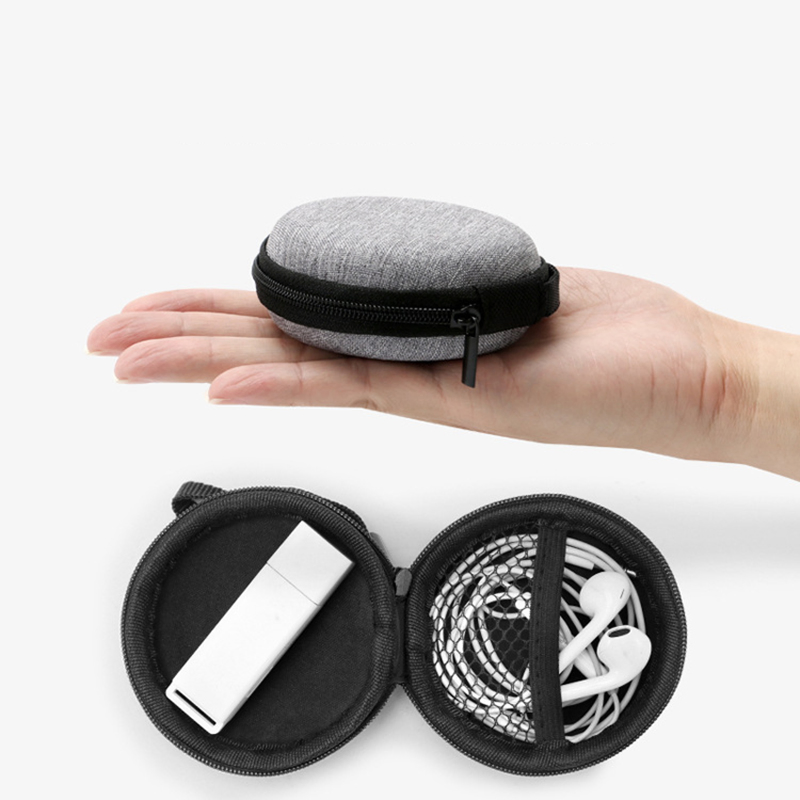 Ea186 Wholesale Waterproof Storage Cable Organizer Bag Travel Outdoor Custom Jewelry Storage EVA Bags with Zipper