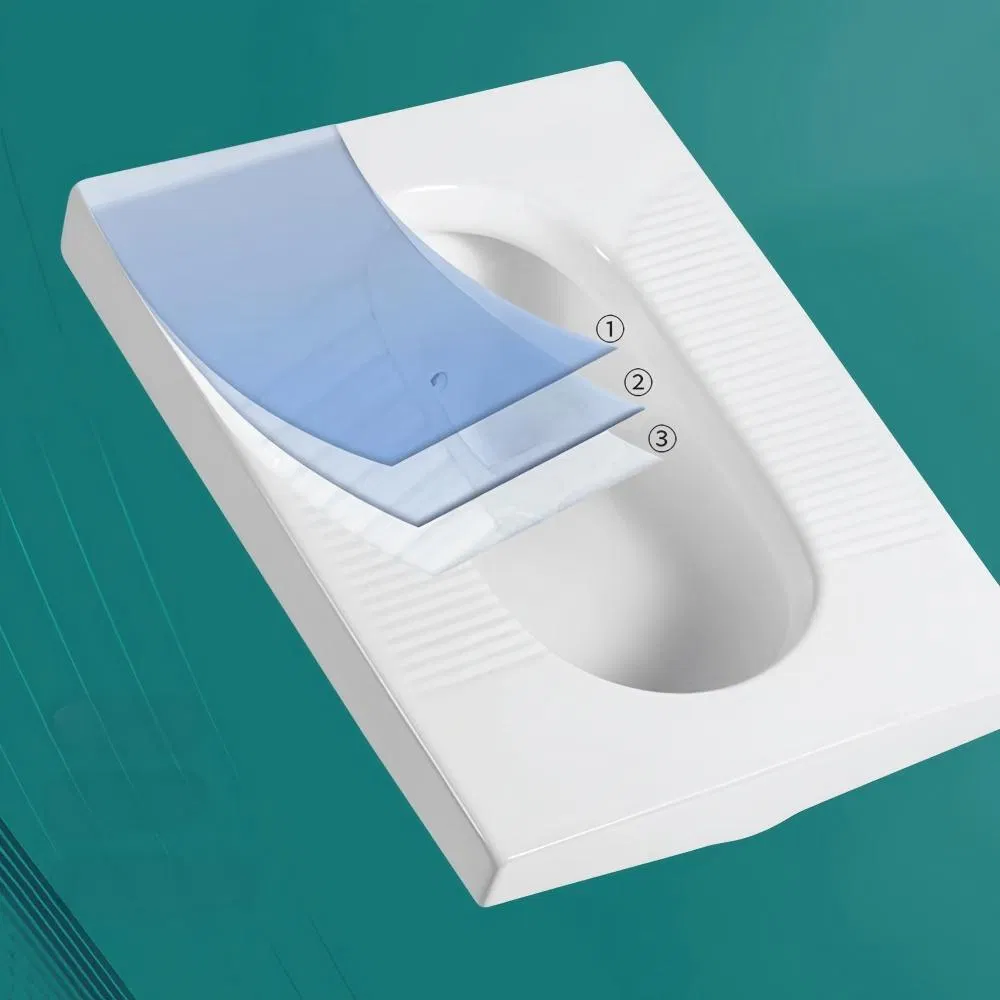 Bathroom Sanitary Ware New Modern Squat Pan Toilet China Style Squatting Toilet