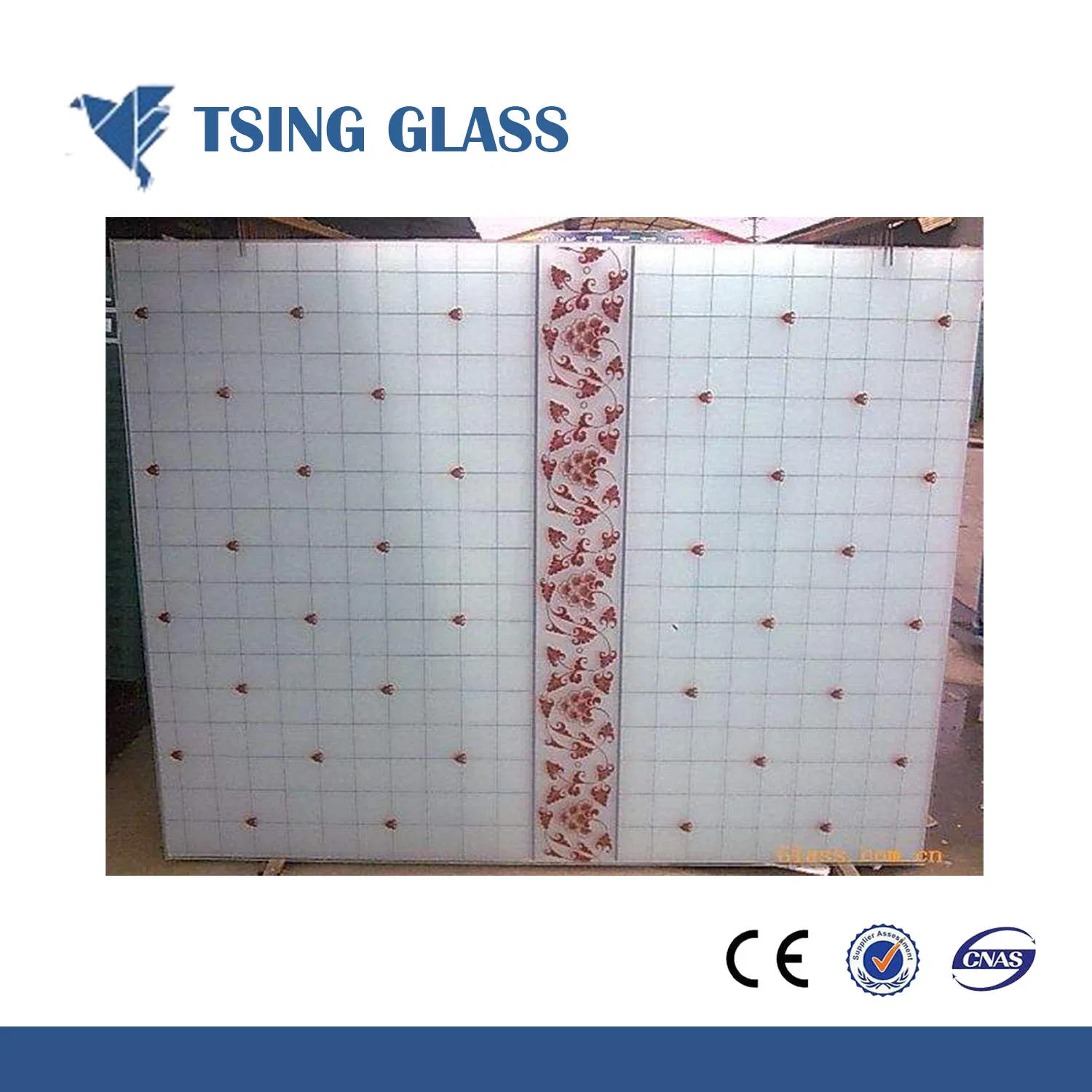 China High Quantity Tempered Oven Door Glass with Silk Screen Printing