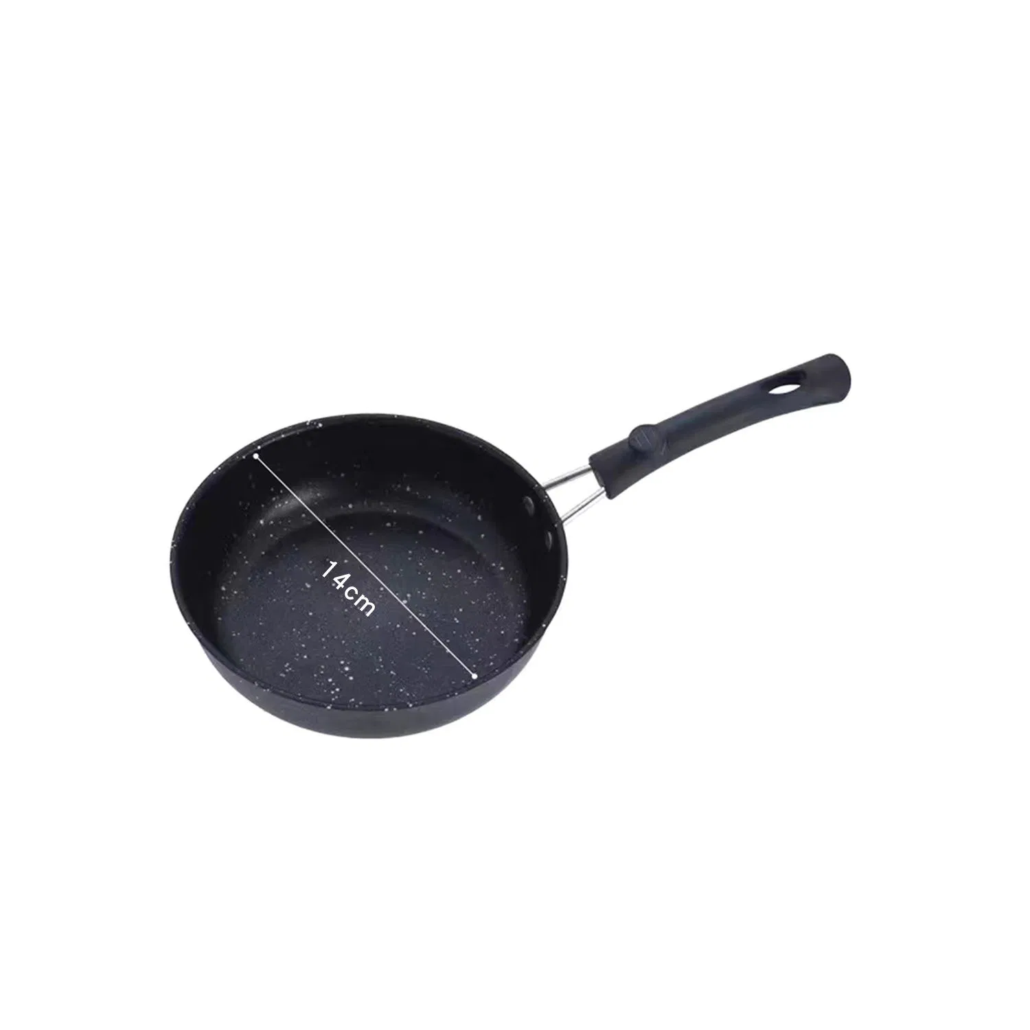 Nonstick Fry Pan Skillet Cookware Grantie Coating Black Medical Stone Omelette Pan