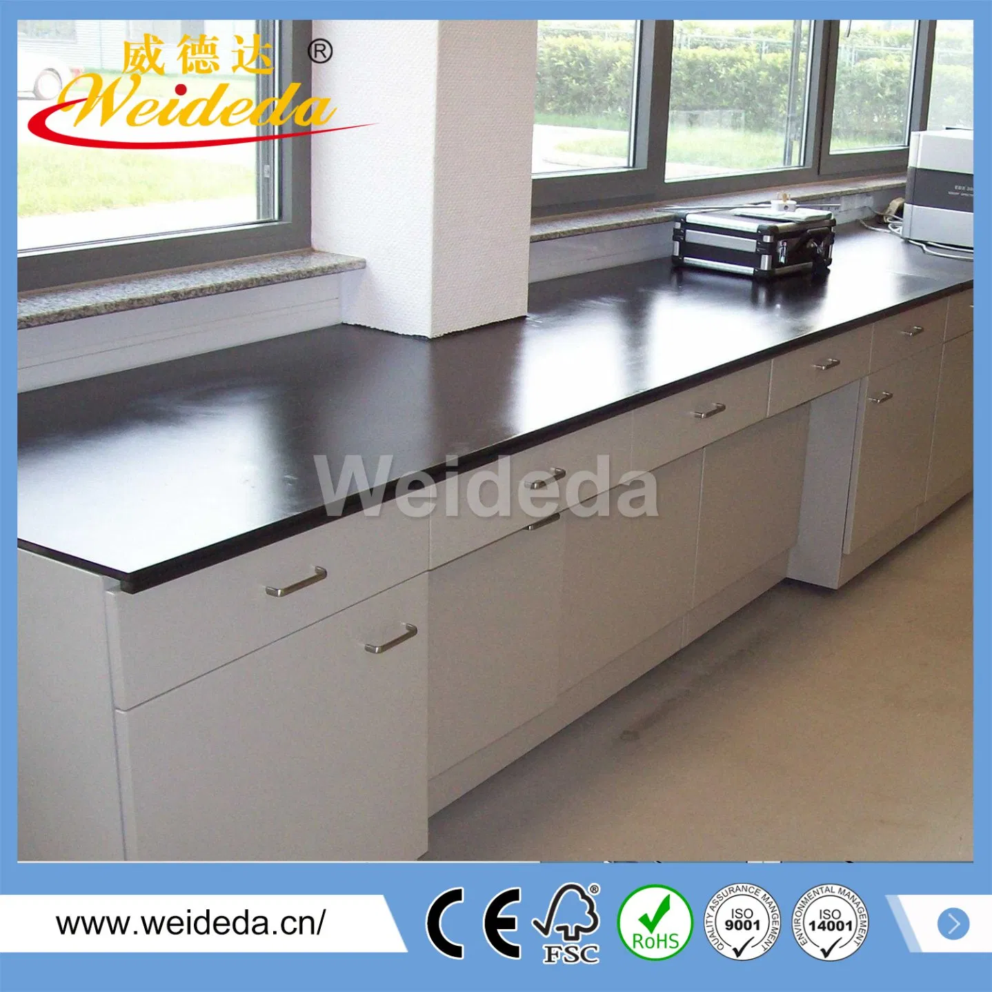 Acid Resistant Physics and Microbiology Laboratory High Pressure Laminate Sheet